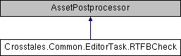 File Browser: Crosstales.Common.EditorTask.RTFBCheck Class Reference